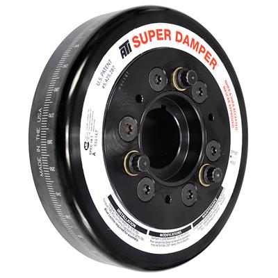 ATI Performance Products Harmonic Balancer, Super Damper, Internal Balance, Steel, Black, Chevy - 917060