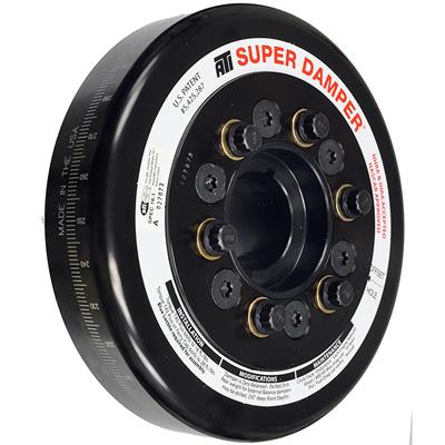 ATI Performance Products Harmonic Balancer, Super Damper, Internal Balance, 6-Bolt, Dual Keyway - 917064