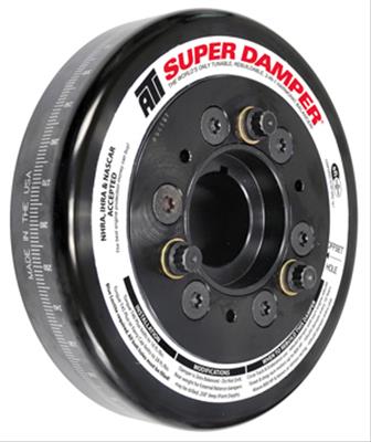 ATI Performance Products Harmonic Balancer, Serpentine, Internal Balance, Aluminum/Steel, Black - 918048N