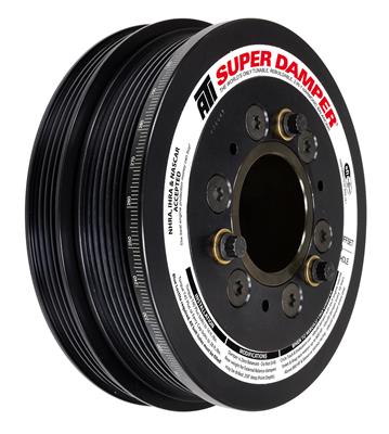 ATI Performance Products Harmonic Balancer, Super Damper, Internal Balance, Aluminum, Steel, Chevy - 917264