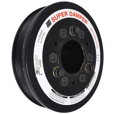 ATI Performance Products Harmonic Balancer, Internal Balance, Aluminum, Black, 6.78 in. Diameter - 917277