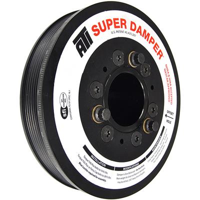 ATI Performance Products Harmonic Balancer, Serpentine, Internal Balance, Aluminum/Steel, Black - 917302