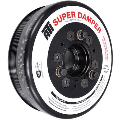 ATI Performance Products Harmonic Balancer, Super Damper Serpentine Series, Internal Balance, 7.480 - 917315