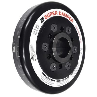 ATI Performance Products Harmonic Balancer, Super Damper, Internal Balance, Aluminum, Black - 917470E