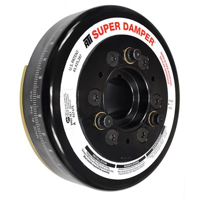 ATI Performance Products Harmonic Balancer, Super Damper, External Balance, Steel, Black, Chevy - 917740