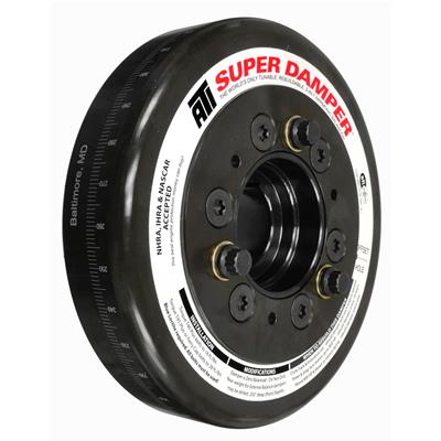 ATI Performance Products Harmonic Balancer, Super Damper, Internal Balance, Steel, Black, Chevy, LS - 917777
