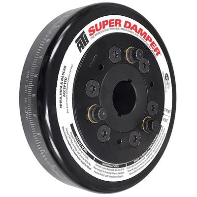 ATI Performance Products Harmonic Balancer, Dual Keyway, Internal Balance, Steel, Black, , Chevy - 917780K