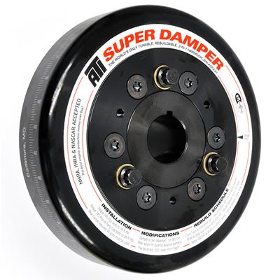 ATI Performance Products Harmonic Balancer, Super Damper, Internal Balance, Steel, Black, Chevy - 917785