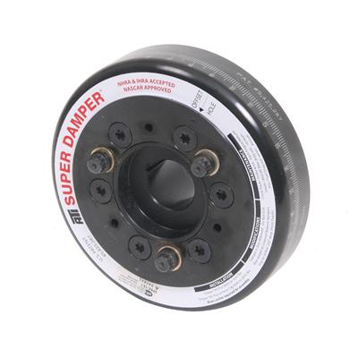 ATI Performance Products Harmonic Balancer, Super Damper, Internal Balance, Steel, Black, Chevy - 917789