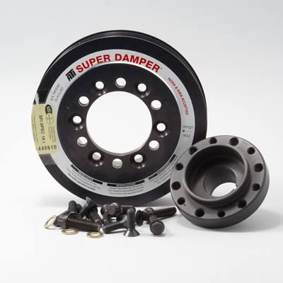 ATI Performance Products Harmonic Balancer, Super Damper, Internal Balance, Aluminum, Black, Ford - 918037