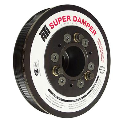 ATI Performance Products Harmonic Balancer, Super Damper, Internal Balance, Steel, Black, Ford - 918038
