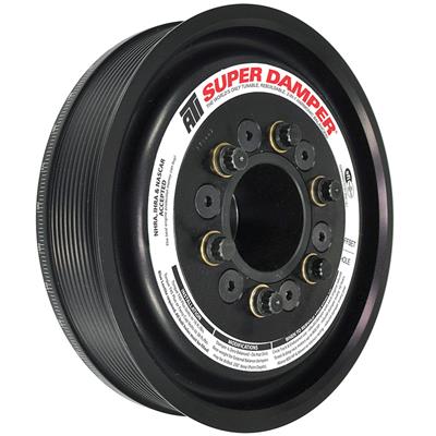 ATI Performance Products Harmonic Balancer, Serpentine, Internal Balance, Aluminum/Steel, Dual - 918048