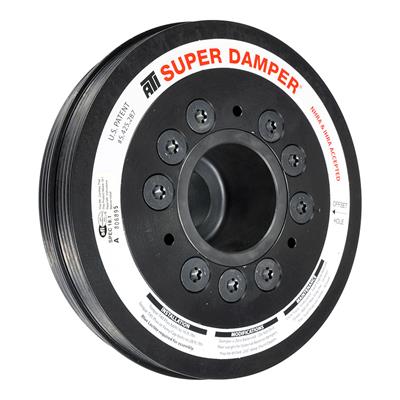 ATI Performance Products Harmonic Balancer, Super Damper, 6.325 in., Internal Balance, Aluminum - 918251