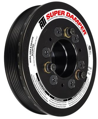 ATI Performance Products Harmonic Balancer, Super Damper, 6.780 in., Internal Balance, Aluminum - 918432