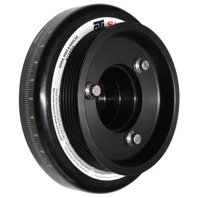 ATI Performance Products Harmonic Balancer, Super Damper Serpentine, Internal Balance, Aluminum - 918454