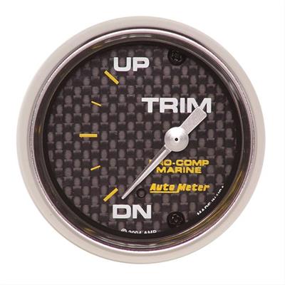 Auto Meter Marine 2-1/16" Trim Level, On/Up, Marine Carbon Fiber - 20076640