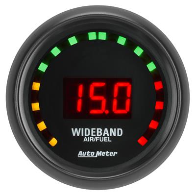 AutoMeter Gauges, Z-Series Digital, Air/Fuel Ratio, 10:1-17:1 Air/Fuel Ratio Range, 2 1/16 in. - 2679