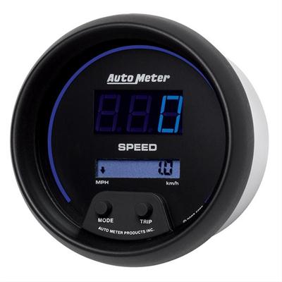 AutoMeter Speedometer, Cobalt, 0-160 mph, 3 3/8 in., Digital, Electrical, Each - 6988