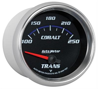 AutoMeter Gauge, Cobalt, Transmission Temperature, 100-250 Degrees F, 2 5/8 in., Analog - 7957
