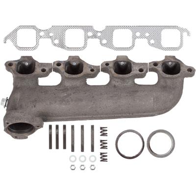 ATP Automotive Exhaust Manifolds, Cast Iron, Natural, Features A Hole for Oxygen Sensor, Left - 101069