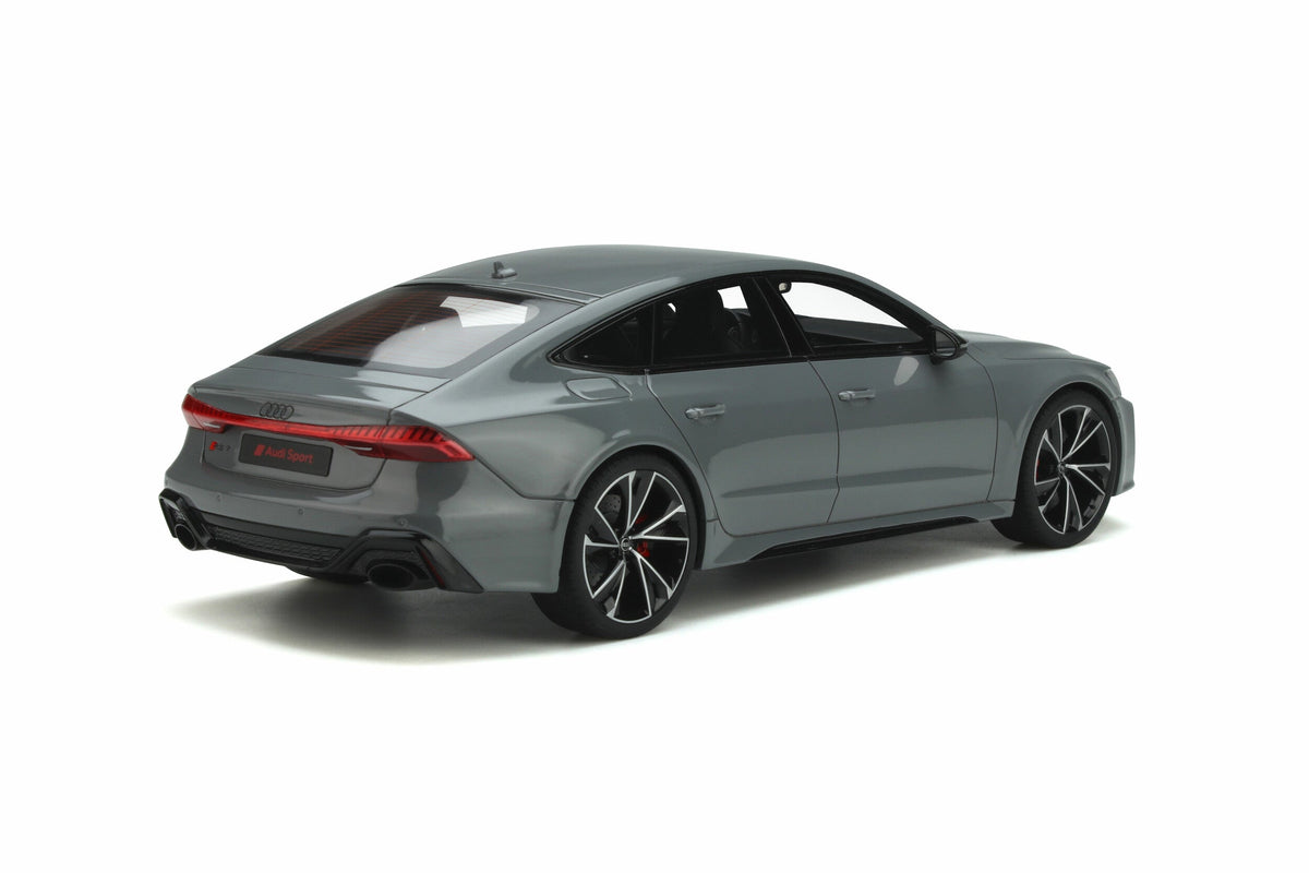 STM Diecast GT Spirit 2020 Audi RS7 Sportback C8 Nardo Grey 1:18 Resin - View 2