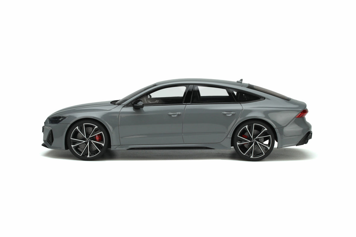 STM Diecast GT Spirit 2020 Audi RS7 Sportback C8 Nardo Grey 1:18 Resin - View 3