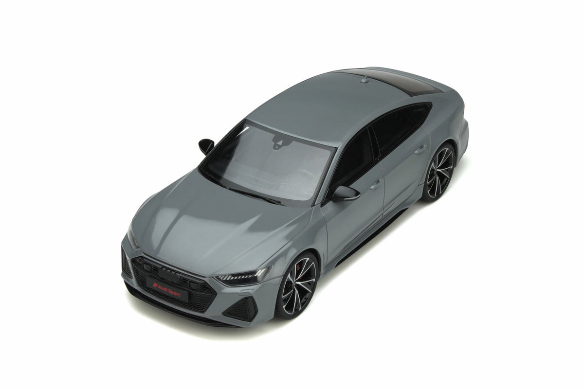 STM Diecast GT Spirit 2020 Audi RS7 Sportback C8 Nardo Grey 1:18 Resin - View 6