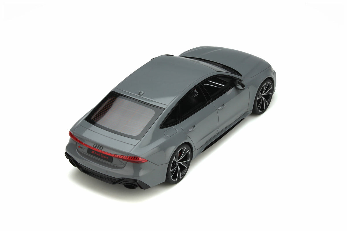 STM Diecast GT Spirit 2020 Audi RS7 Sportback C8 Nardo Grey 1:18 Resin - View 7