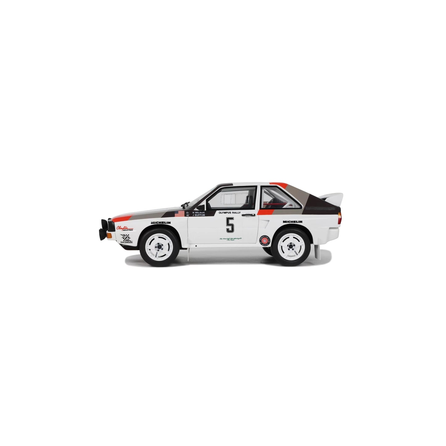 Otto 1986 Audi Sport Quattro #5 Olympus Rally 1986 White 1:18