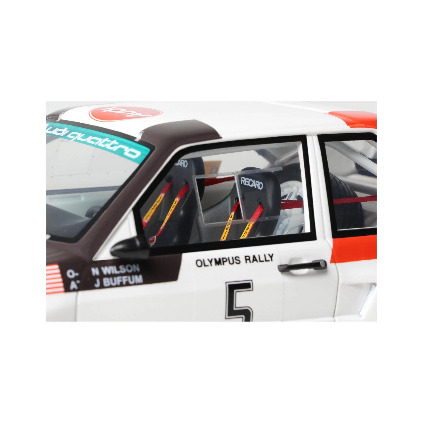 Otto 1986 Audi Sport Quattro #5 Olympus Rally 1986 White 1:18