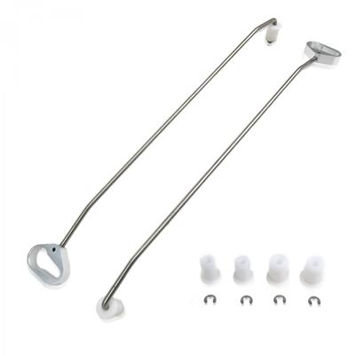 AutoLoc Door Prop Rods, Bear Claw, Steel, Natural, 0.250 in. Diameter, 16.500 in. Length, Kit - 9607