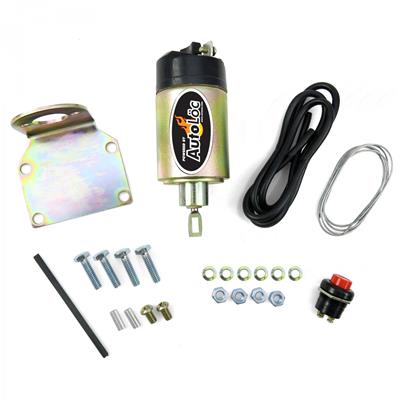 AutoLoc Power Door Release Solenoids, Power Pull Series Heavy-Duty Solenoids, 35 lbs., Natural, Each - 9660