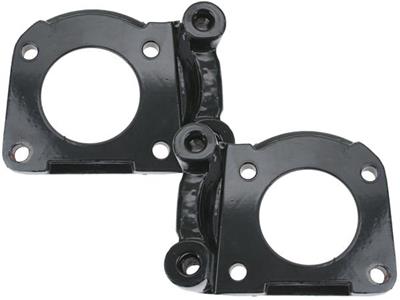 Auto Pro USA, INC Brake Caliper Mounting Brackets, Steel, Black, Ford, Mercury, Pair - BK1023LR