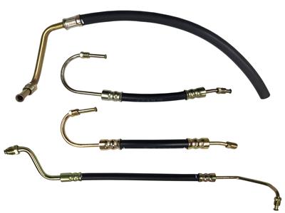 Auto Pro USA, INC Power Steering Hose, Steel/Rubber, Black, High Pressure and Low Pressure - PSHKIT2