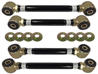 Auto Pro USA, INC Strut Rod, Adjustable, Steel, Black Painted, Chevy, Pair - TA1003