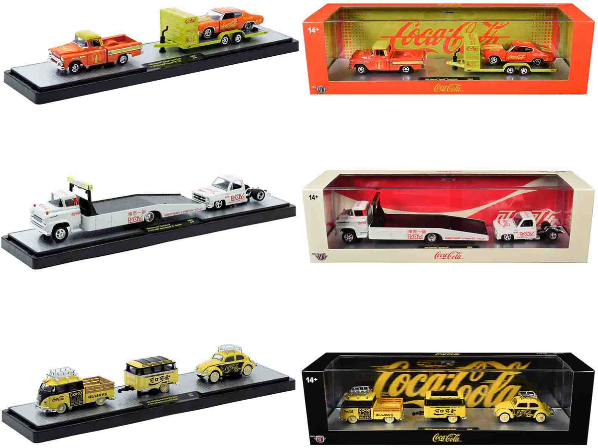 Rapid Vehicles Auto Haulers "Coca-Cola" Set of 3 pieces Release 43 Limited Edition to 6200 pieces...