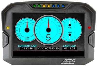 AEM Electronics Digital Dash, CD-7, Carbon Housing, CAN Bus, Kit - 305700