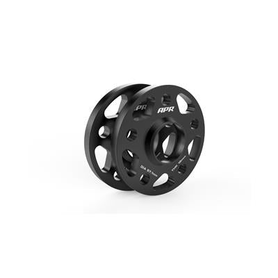 APR Wheel Spacers, 0.590 in. Thickness, 2.50 in. Center Bore Diameter, Aluminum, Black, 5 x 112mm - MS100158