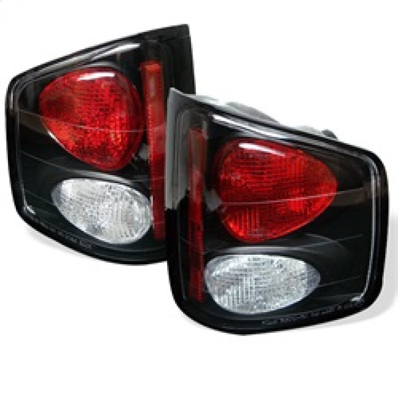 FR SPORT Spyder Chevy S10 94-04/GMC Sonoma 94-04/Isuzu Hombre 96-00 Euro Tail Lights Blk...