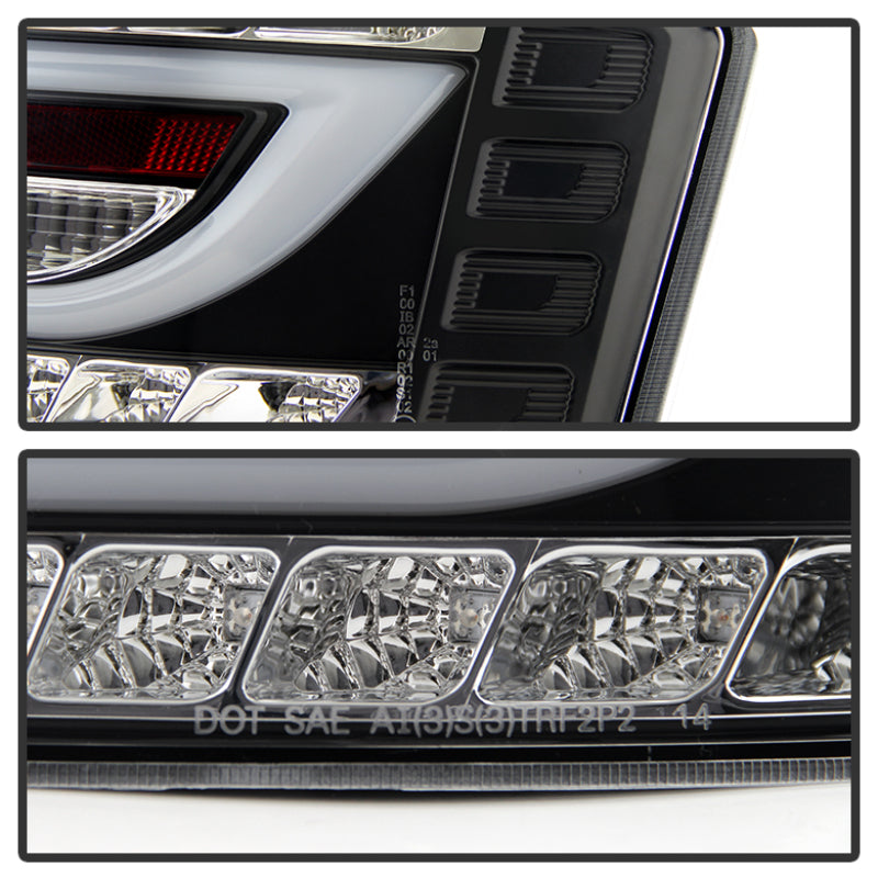 Spyder Audi A6 05-08 4Dr Sedan Only Version 2 Light Bar LED Tail Lights Blk ALT-YD-AA605V2-LBLED-BK 5080769