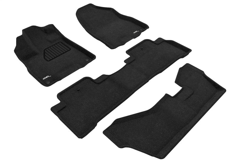 3D MAXpider 14-20 Acura MDX 7-Seat Elegant Black R1 R2 R3 L1AC00604709