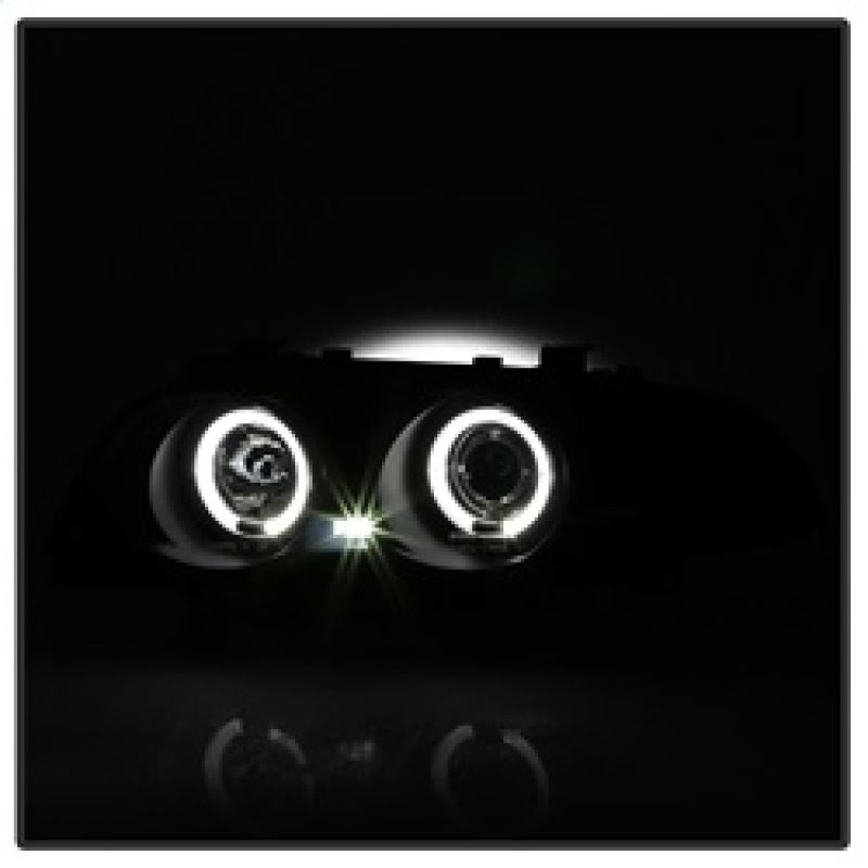 Spyder 99-01 BMW E46 3 Series 4DR Projector Headlights 1PC LED Halo (PRO-YD-BMWE46-4D-HL-AM-BSM) 5084804