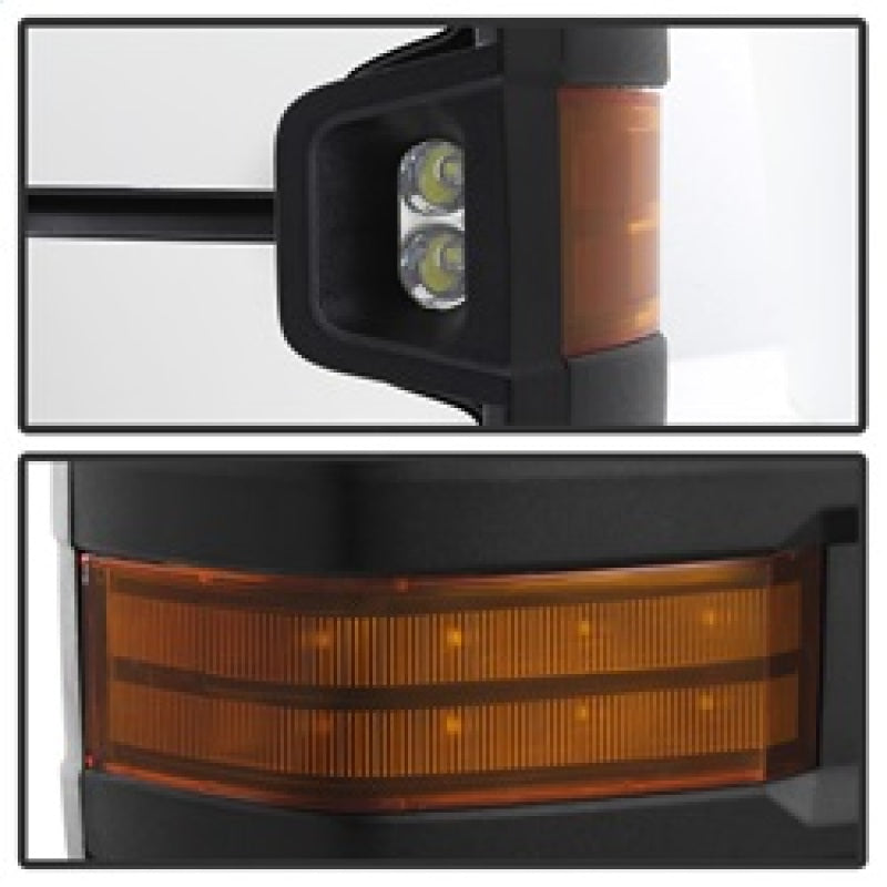 FR SPORT SPYDER xTune Chevy Silverado 03-06 G2 Heated Amber LED Signal Telescoping Mirrors...