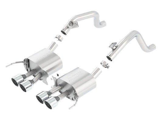FR SPORT Borla 14-15 Chevy Corvette C7 w/o AFM w/o NPP S Type Rear Section Exhaust Quad Rd RL IC...