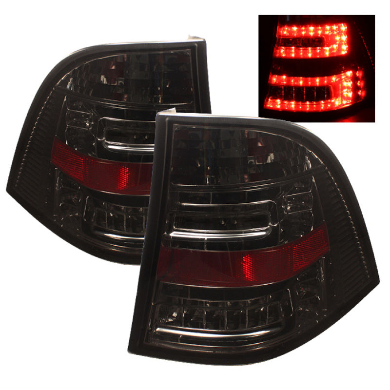 FR SPORT Spyder Mercedes Benz W163 M-Class ML 98-05 LED Tail Lights Smoke ALT-YD-MBW16398-LED-SM...