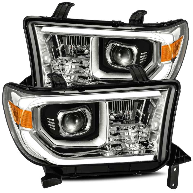 FR SPORT AlphaRex 07-13 Toyota Tundra PRO-Series Projector Headlights Plank Style Chrome...
