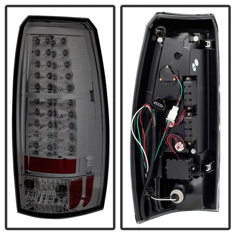 FR SPORT Spyder Chevy Avalanche 07-13 LED Tail Lights Smoke ALT-YD-CAV07-LED-SM 5032485 - View 4