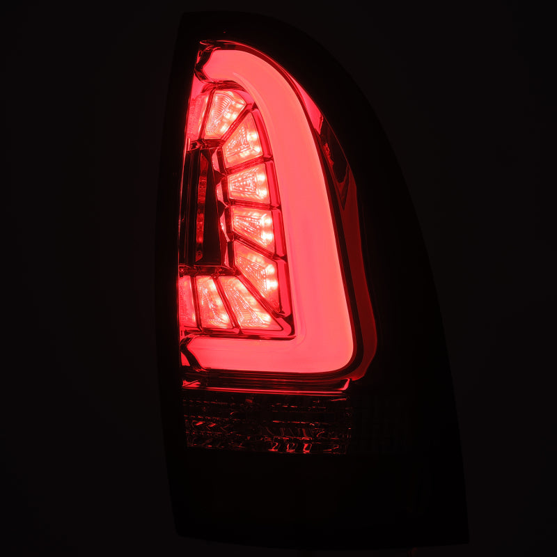 AlphaRex 05-15 Toyota Tacoma PRO-Series LED Tail Lights Jet Black 680030 *Discontinued