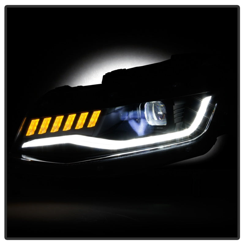 FR SPORT Spyder Chevy Camaro 16-18 Halogen Model Full LED Headlights Black...