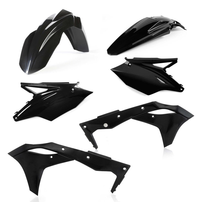 Acerbis 2017 Kawasaki KX250F Plastic Kit - Black 2630620001